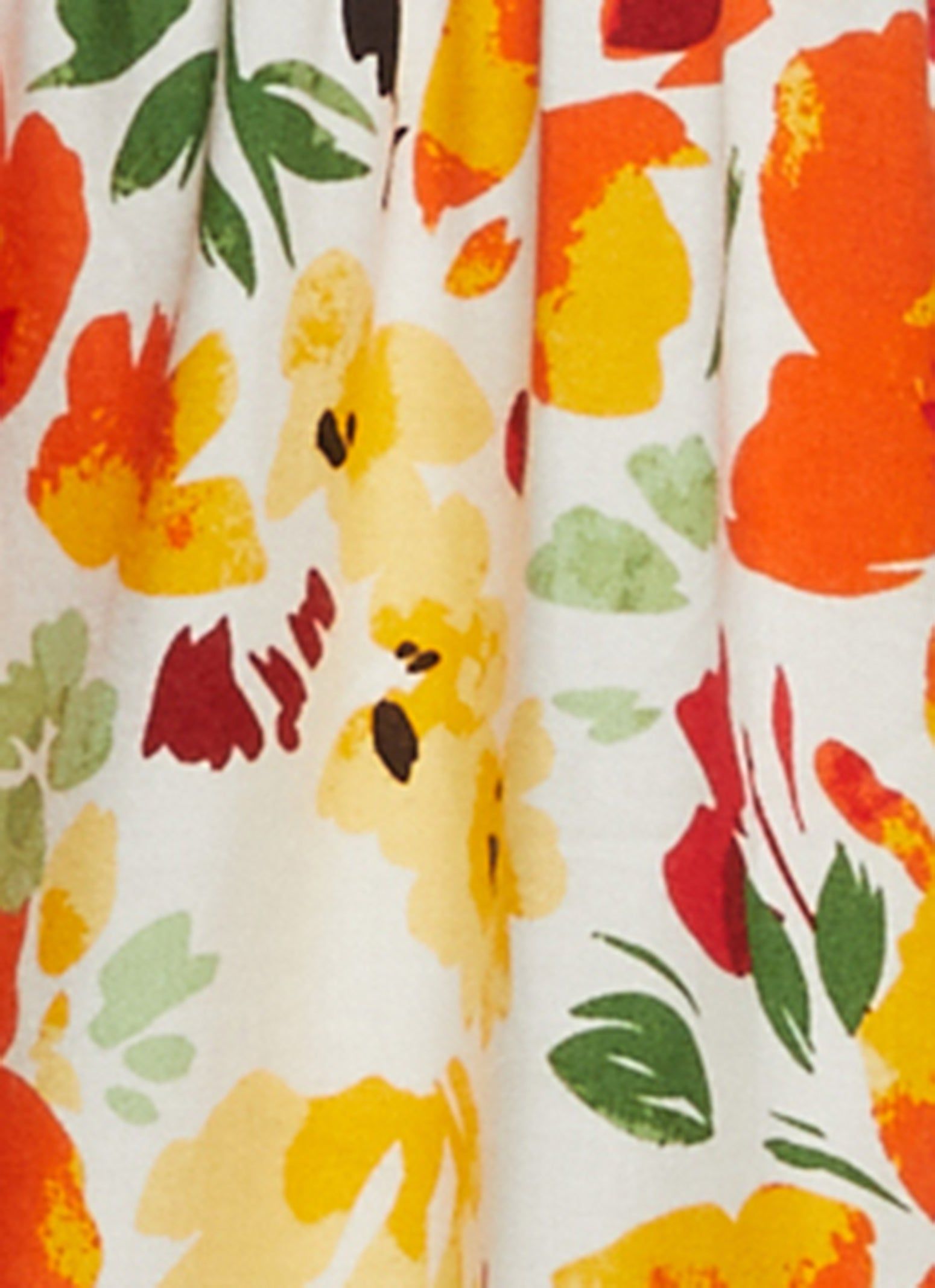 Plus Size Floral Print Smocked Back Sundress sold by Rainbow product image thumbnail 4