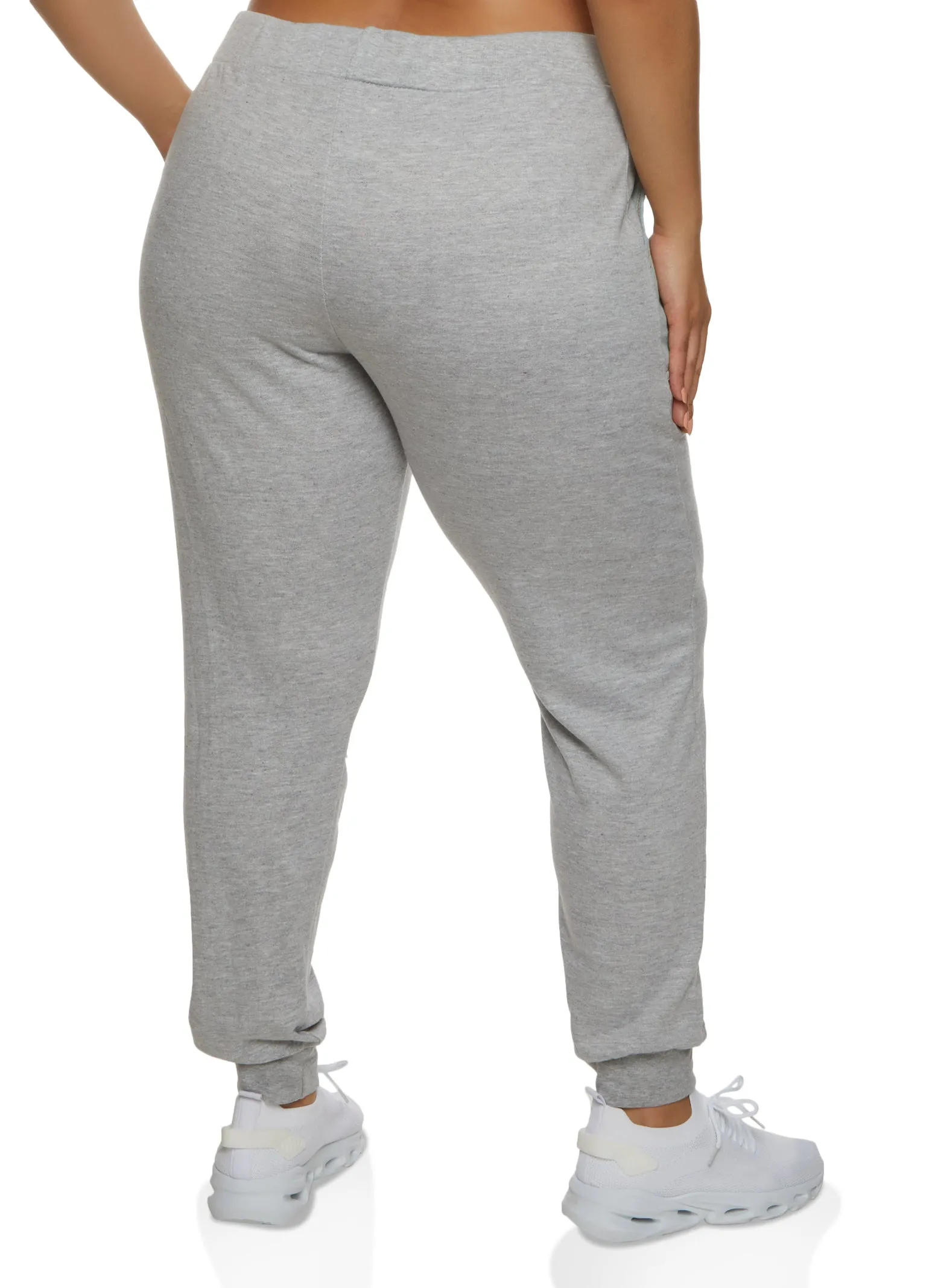 Plus Size Distressed Denim Pocket Detail Joggers sold by Rainbow product image thumbnail 2