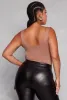 Plus Size Seamless Scoop Neck Tank Bodysuit sold by Rainbow