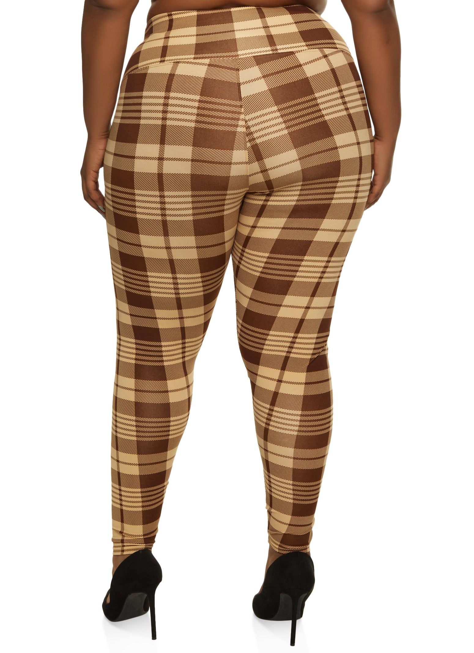Plus Size Plaid Leggings sold by Rainbow product image thumbnail 2