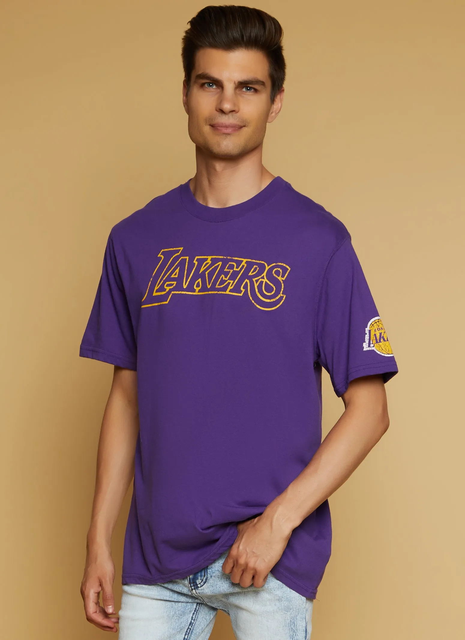 Mens NBA Los Angeles Lakers T Shirt sold by Rainbow
