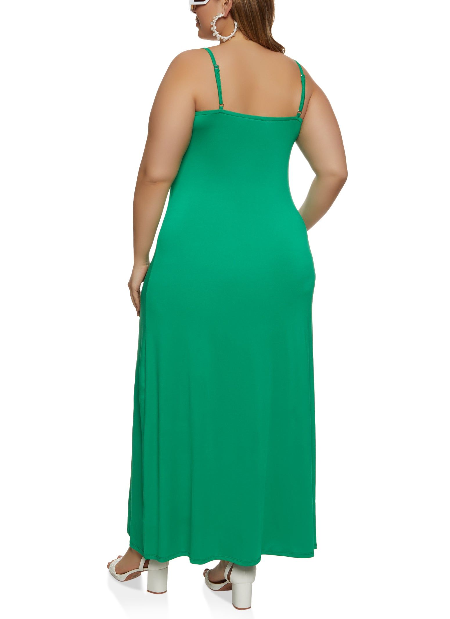 Plus Size Scoop Neck Cami Maxi Dress sold by Rainbow product image thumbnail 3