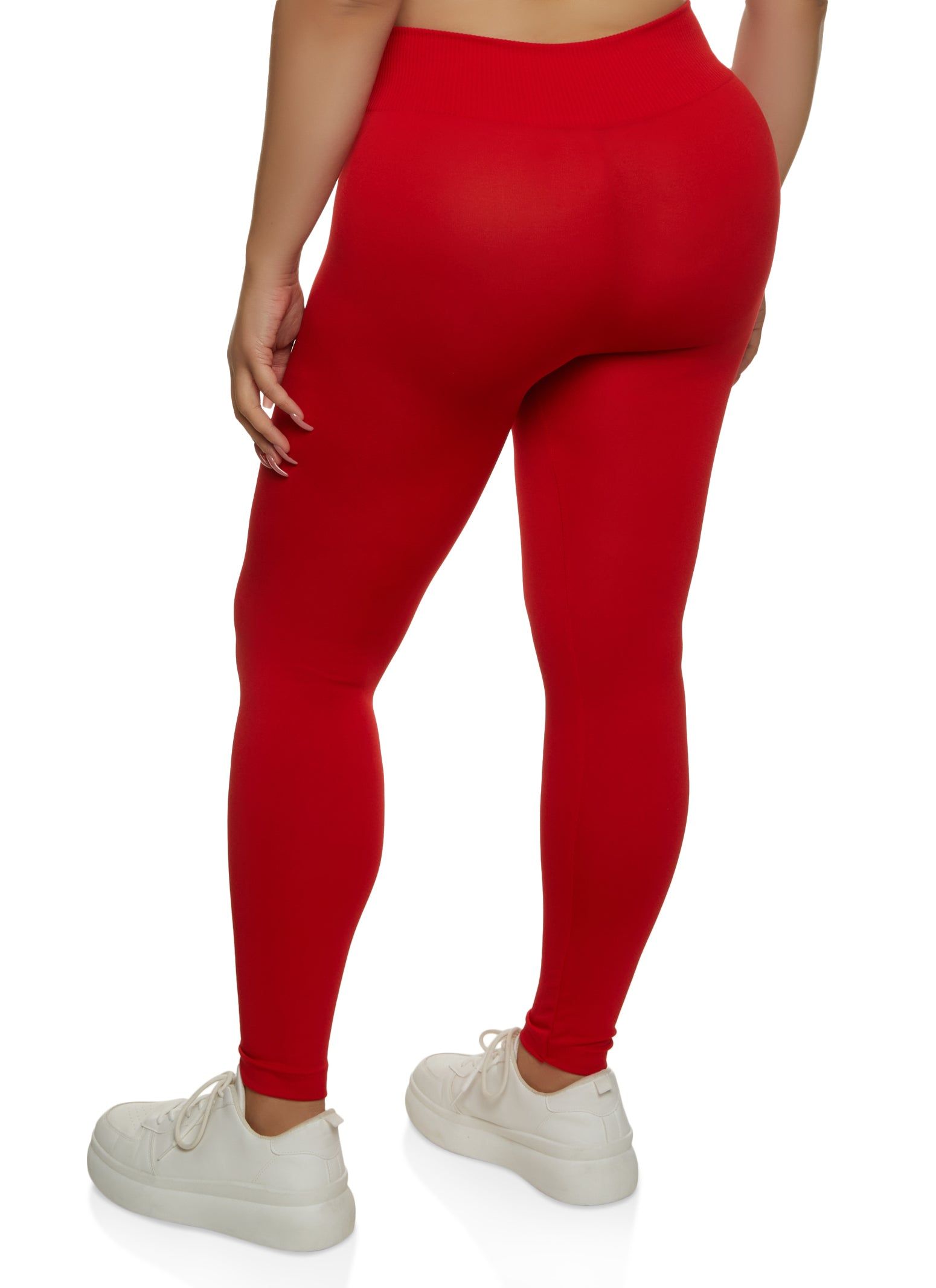 Plus Size High Waist Knit Leggings sold by Rainbow product image thumbnail 2