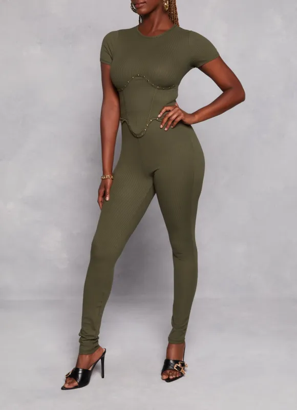 Ribbed Knit High Waisted Leggings sold by Rainbow