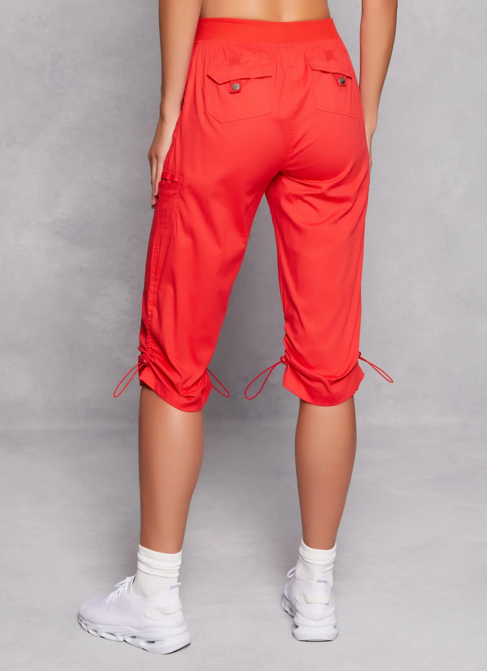 Toggle Drawstring Cargo Capri Pants sold by Rainbow product image thumbnail 3