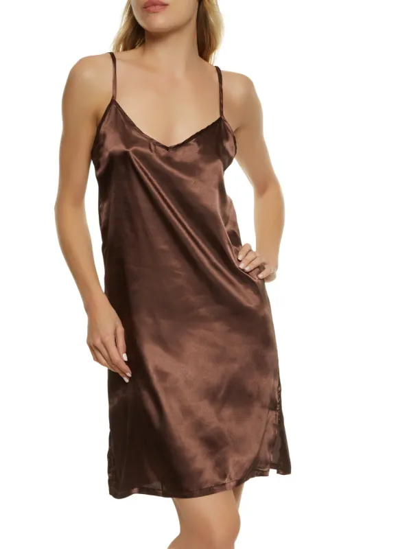 Satin Midi Chemise sold by Rainbow