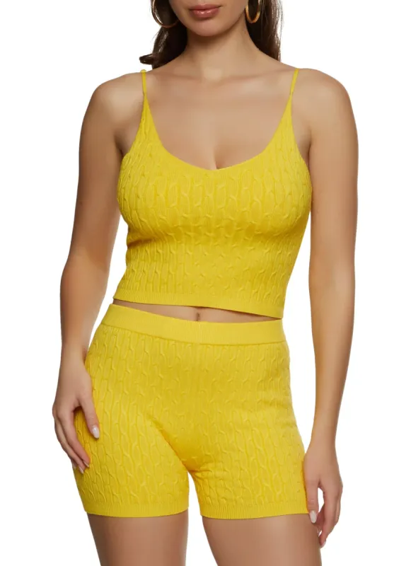 Cable Knit Cami sold by Rainbow