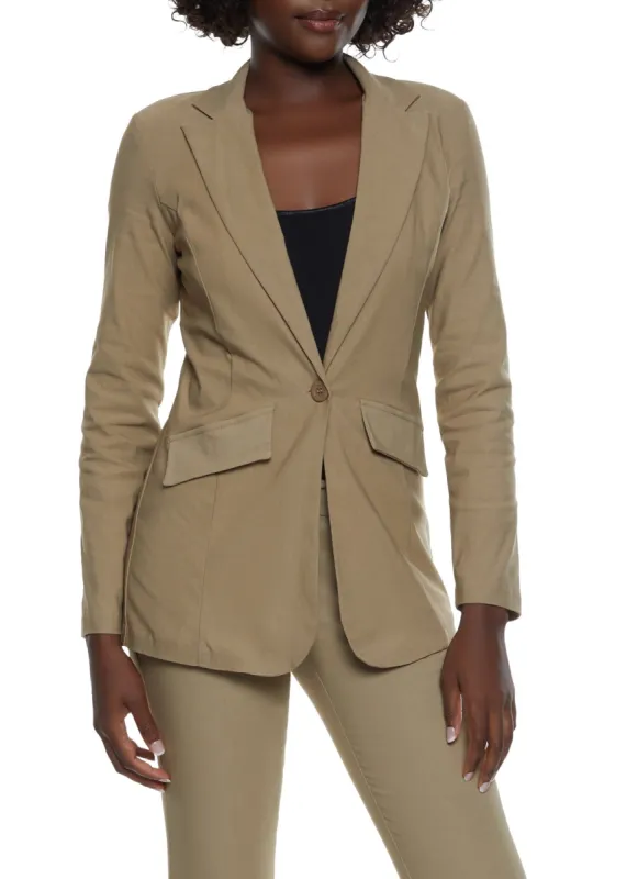 Basic Single Button Blazer sold by Rainbow