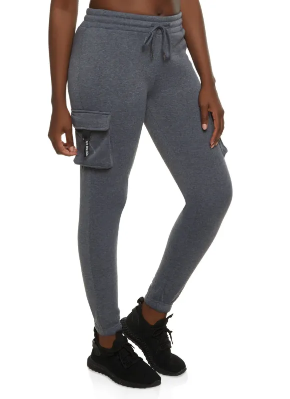 Drawstring Cargo Pocket Sweatpants sold by Rainbow