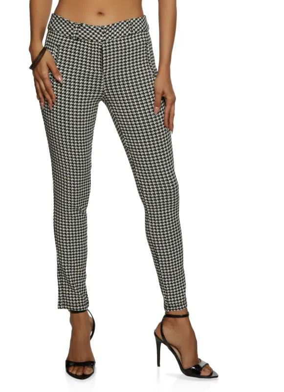 Houndstooth Slim Dress Pants sold by Rainbow