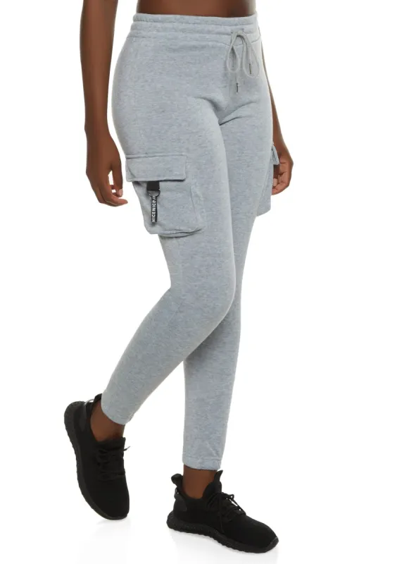 Drawstring Cargo Pocket Sweatpants sold by Rainbow