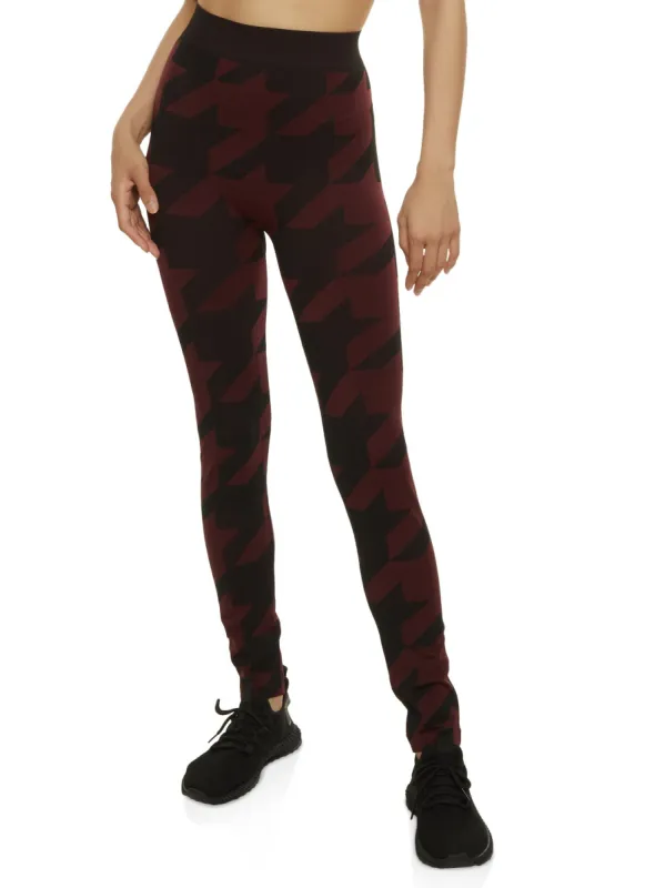 Houndstooth Leggings sold by Rainbow