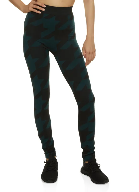 Houndstooth Leggings sold by Rainbow