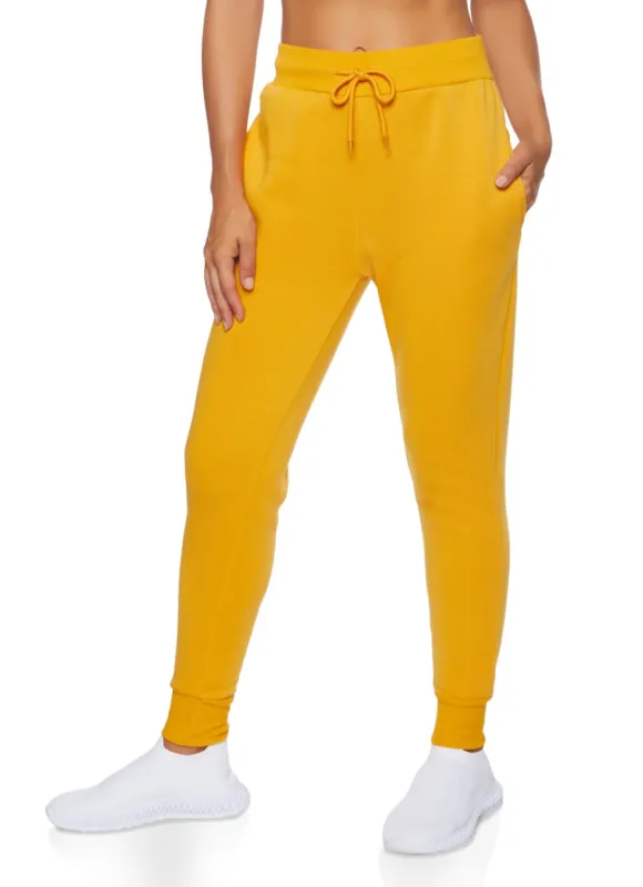 Basic Fleece Joggers sold by Rainbow