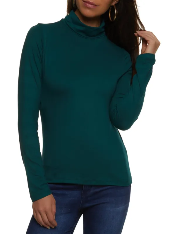 Soft Knit Turtleneck Top sold by Rainbow