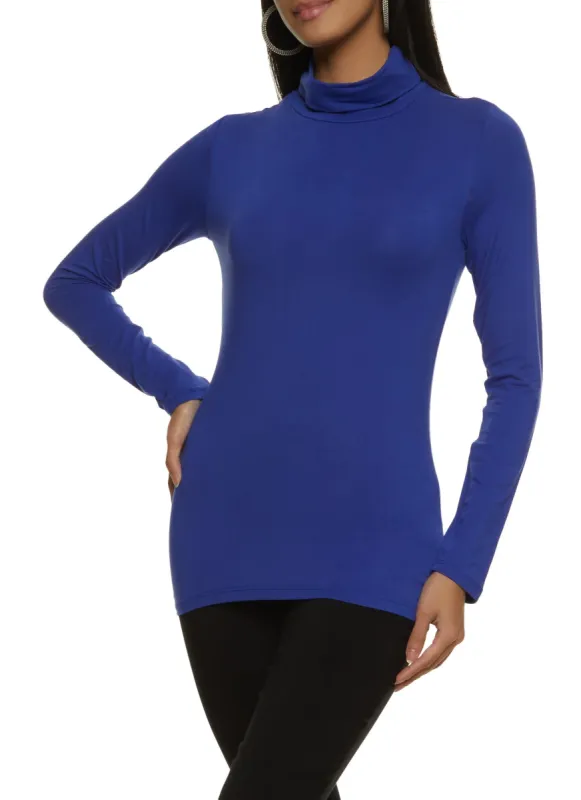 Soft Knit Turtleneck Top made by Rainbow