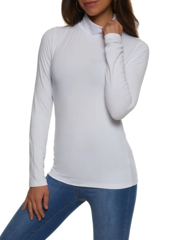 Soft Knit Turtleneck Top made by Rainbow