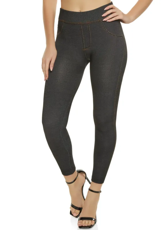 High Waisted Jeggings sold by Rainbow