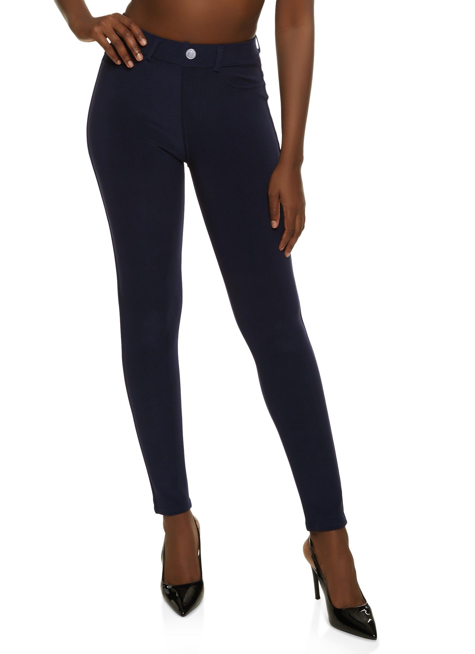 Scuba Solid Skinny Pants sold by Rainbow