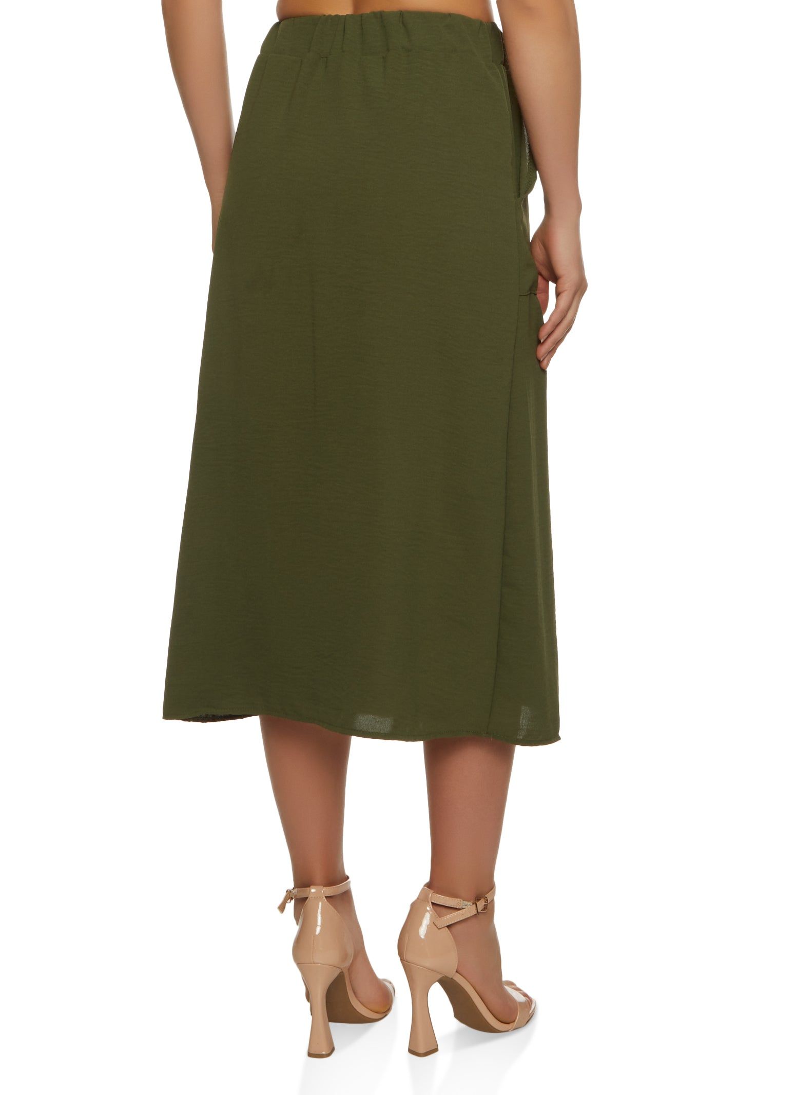 Airy Pocket Midi Skirt sold by Rainbow product image thumbnail 2