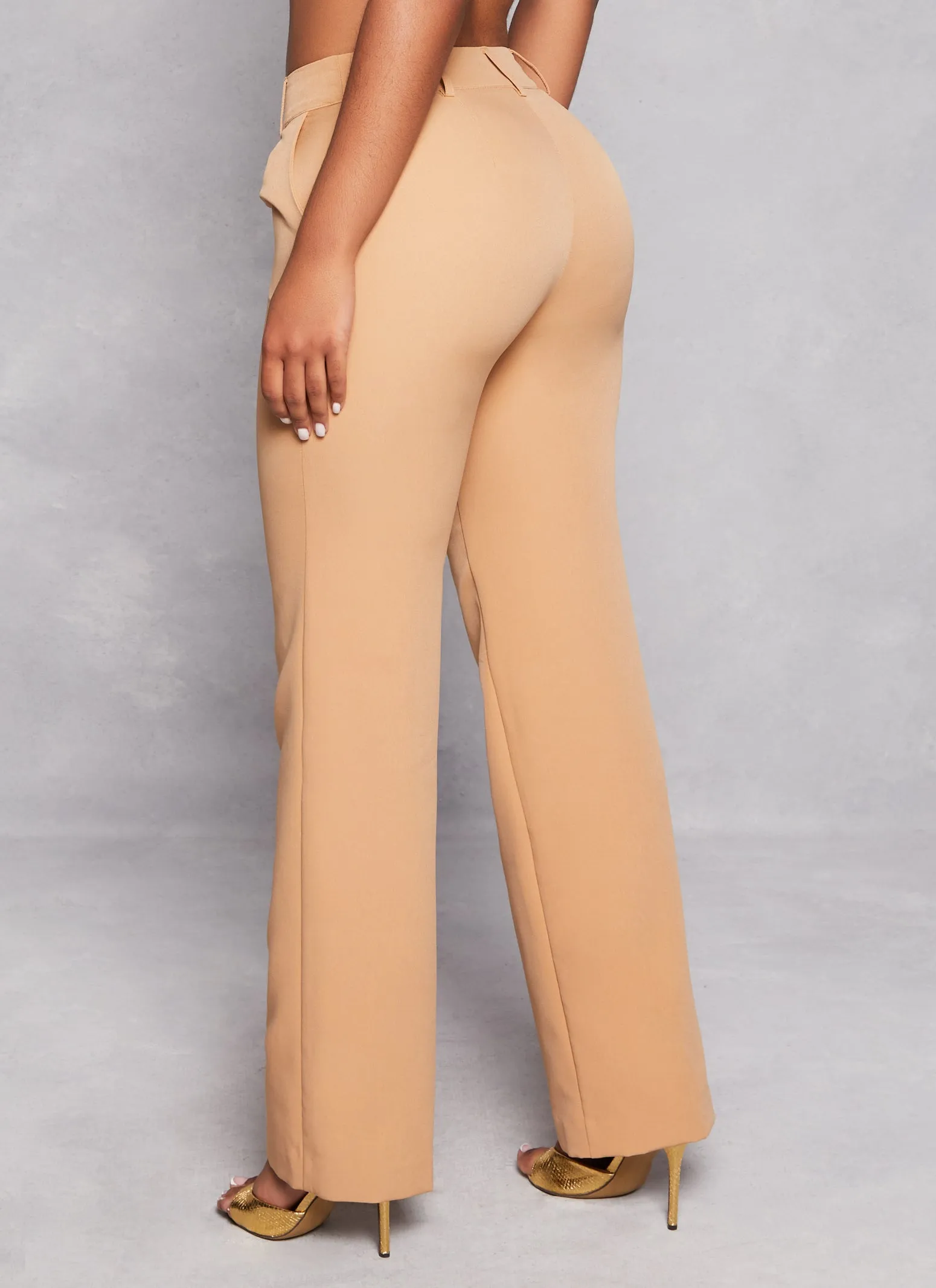 Crepe Knit High Waist Trousers sold by Rainbow product image thumbnail 3