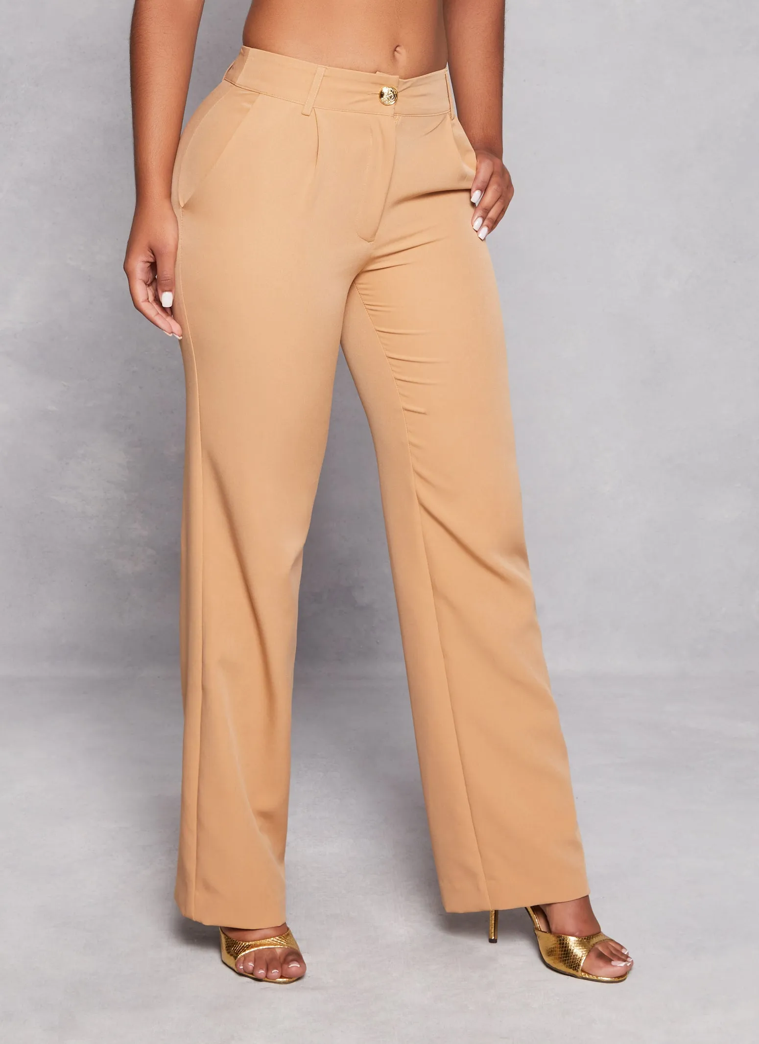 Crepe Knit High Waist Trousers sold by Rainbow product image thumbnail 2
