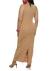 Plus Size Daisy Sleeveless Mock Neck Maxi Dress sold by Rainbow