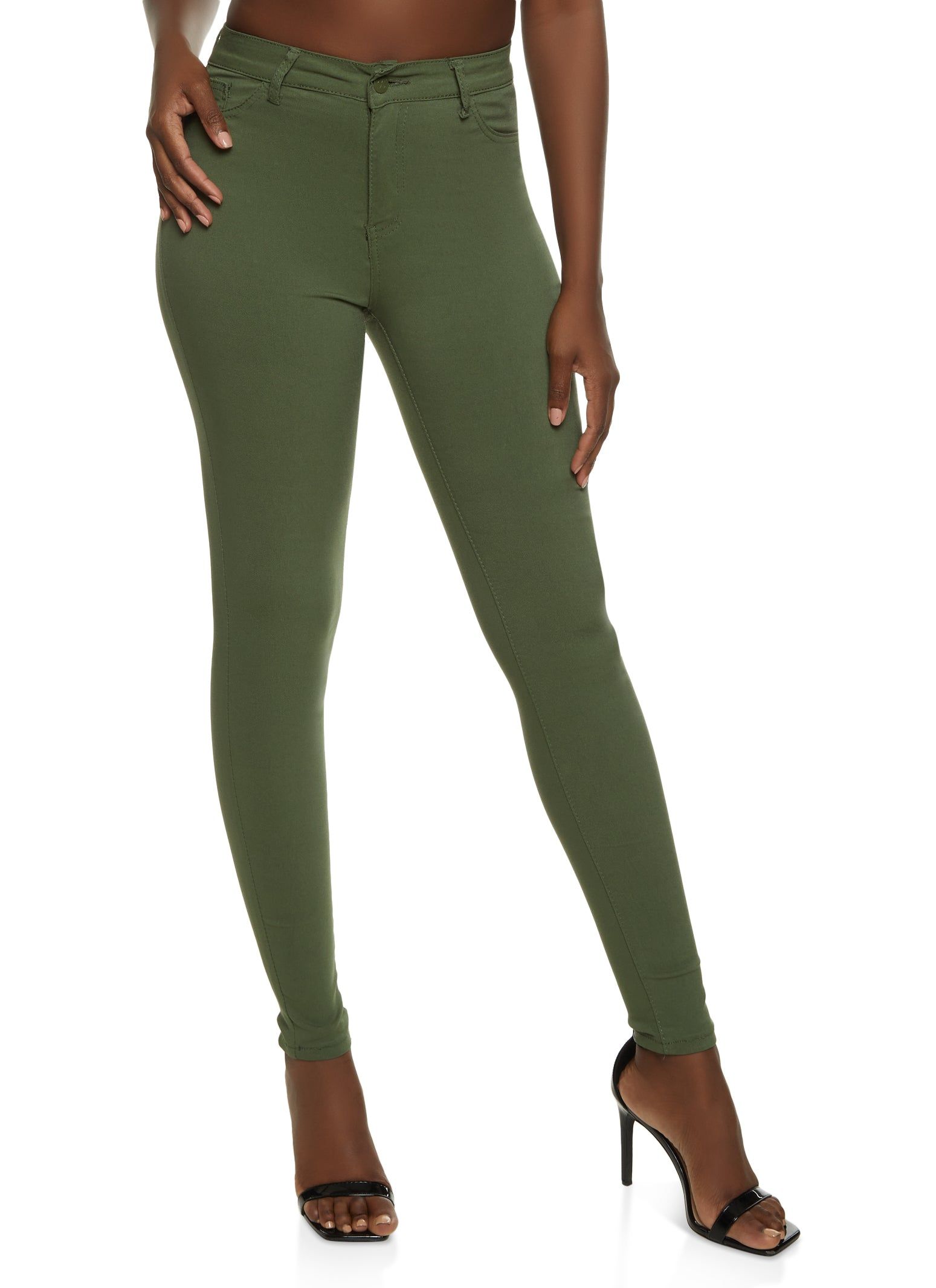 Hyper Stretch High Waist Skinny Pants sold by Rainbow