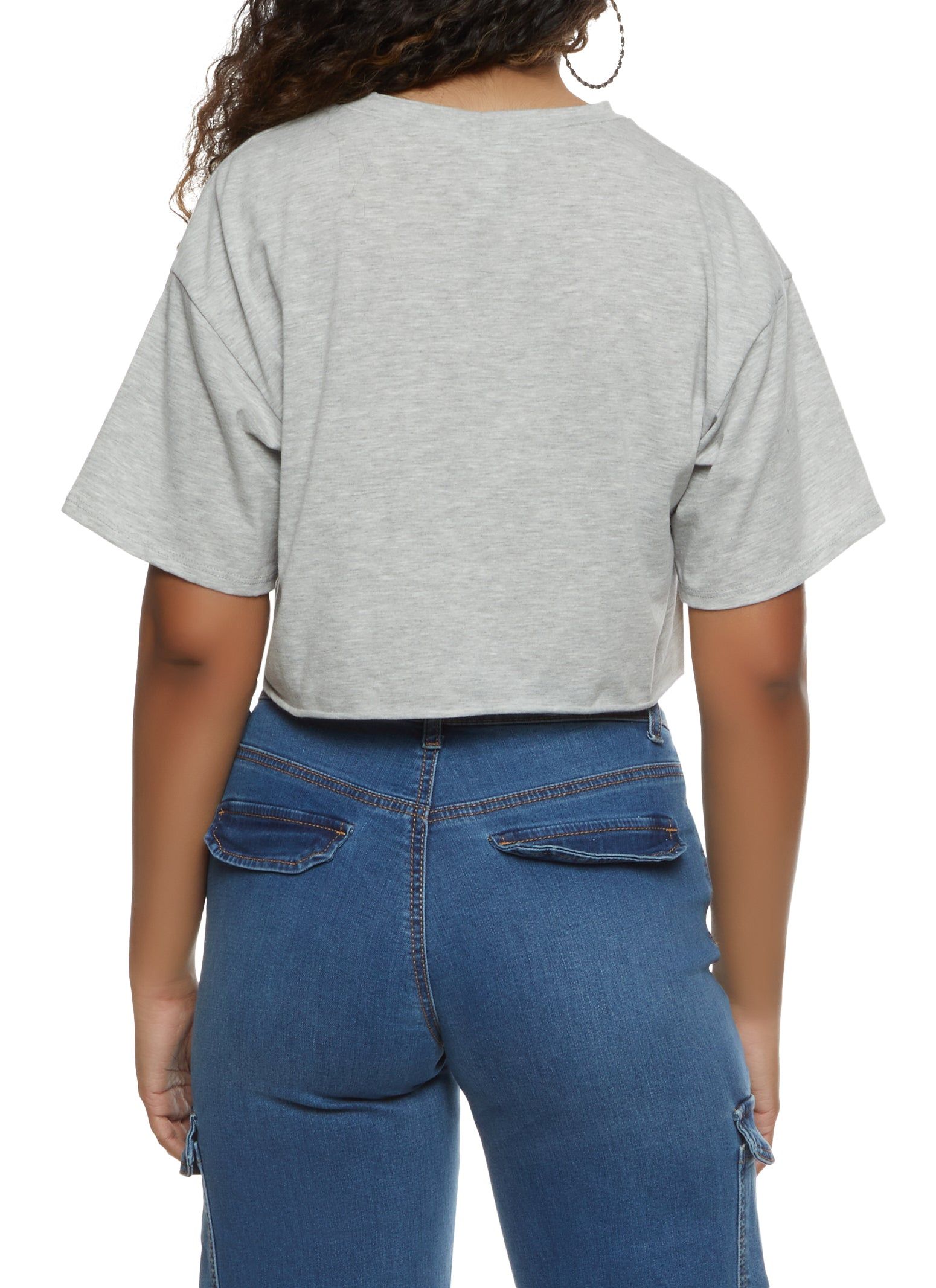 Beverly Hills Cropped Graphic Tee sold by Rainbow product image thumbnail 2