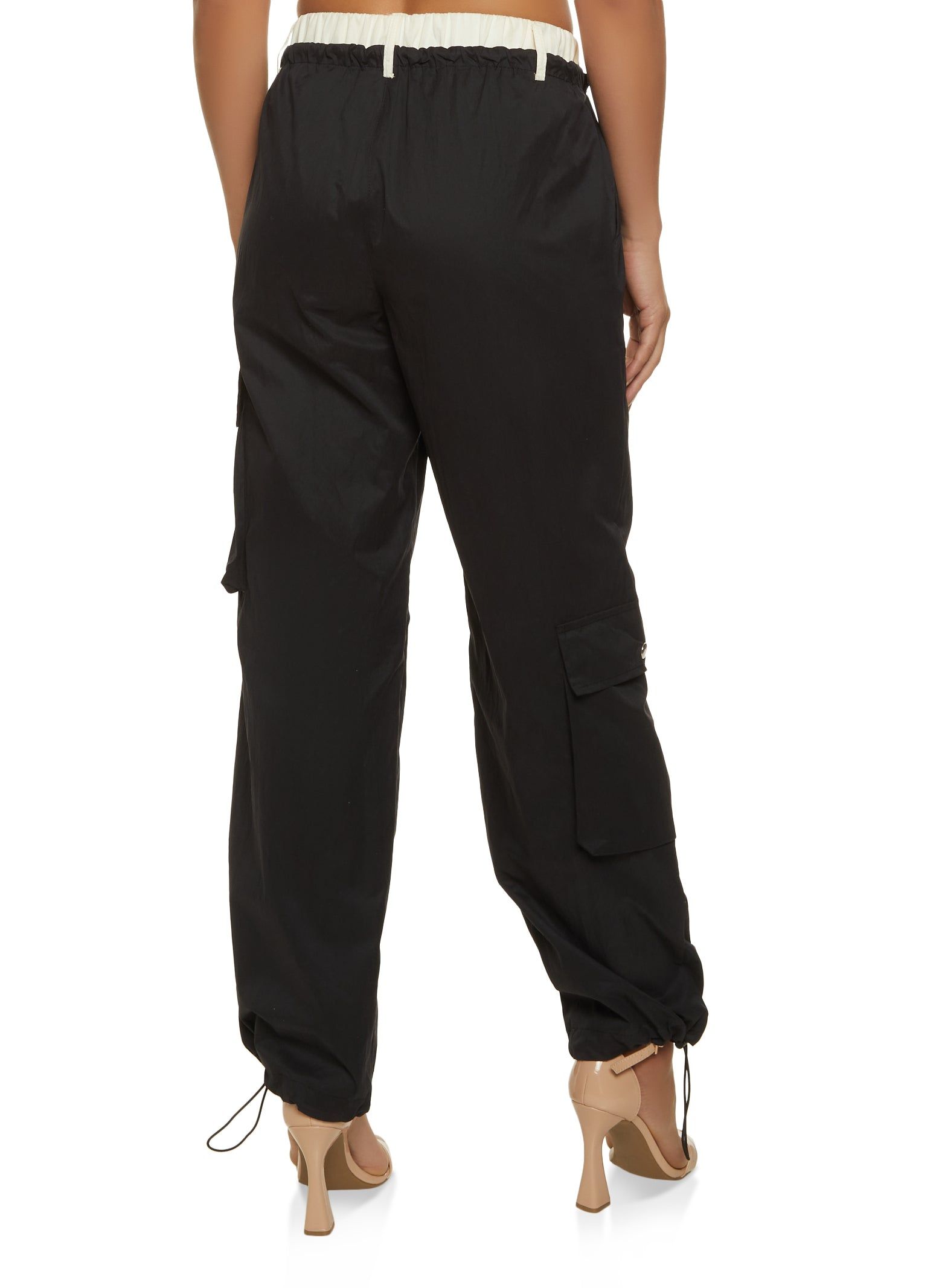 Toggle Drawstring Hem Cargo Pants sold by Rainbow product image thumbnail 3