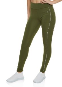 Contrast Piping Active Leggings sold by Rainbow