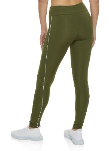 Contrast Piping Active Leggings sold by Rainbow