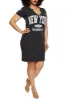 Plus Size New York Brooklyn The Empire City T Shirt Dress sold by Rainbow