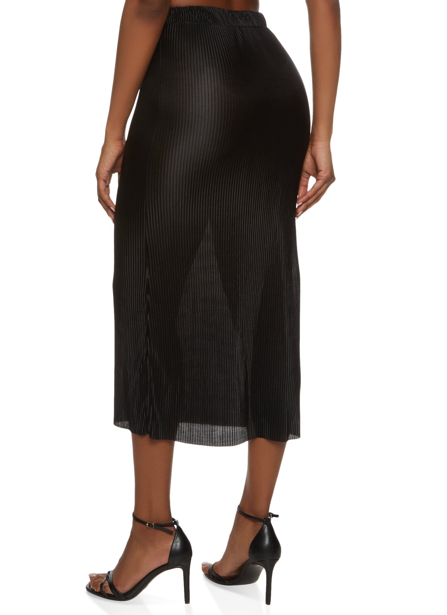 Plisse High Waist Midi Skirt sold by Rainbow product image thumbnail 2