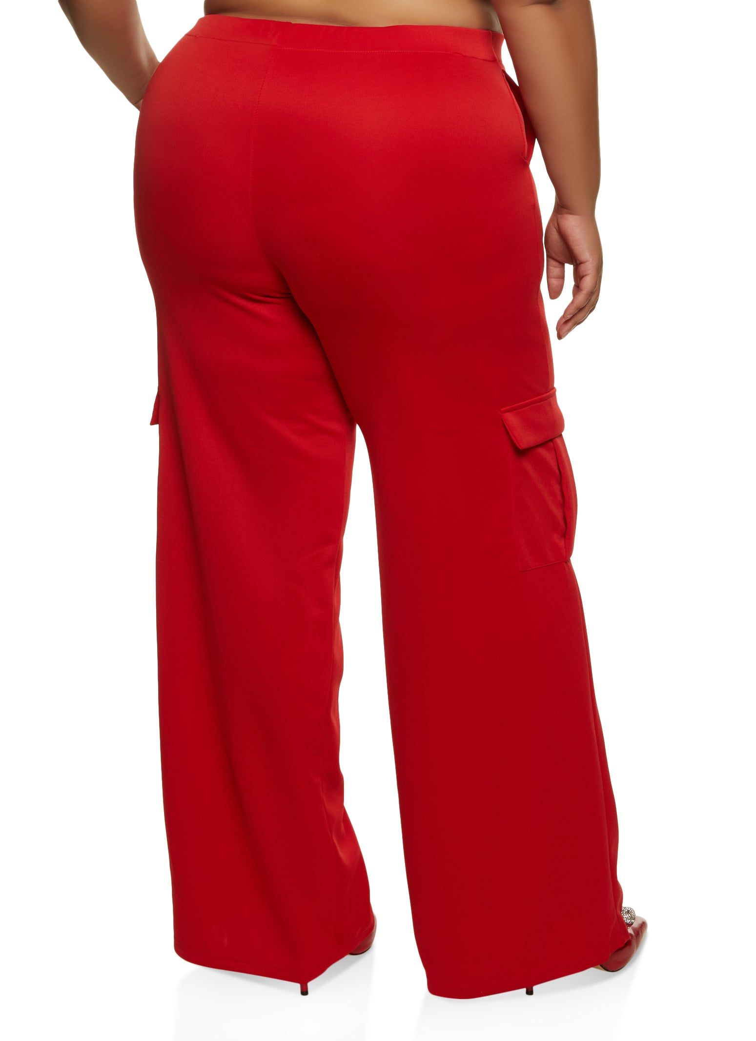 Plus Size Cargo Pocket Wide Leg Pants sold by Rainbow product image thumbnail 2