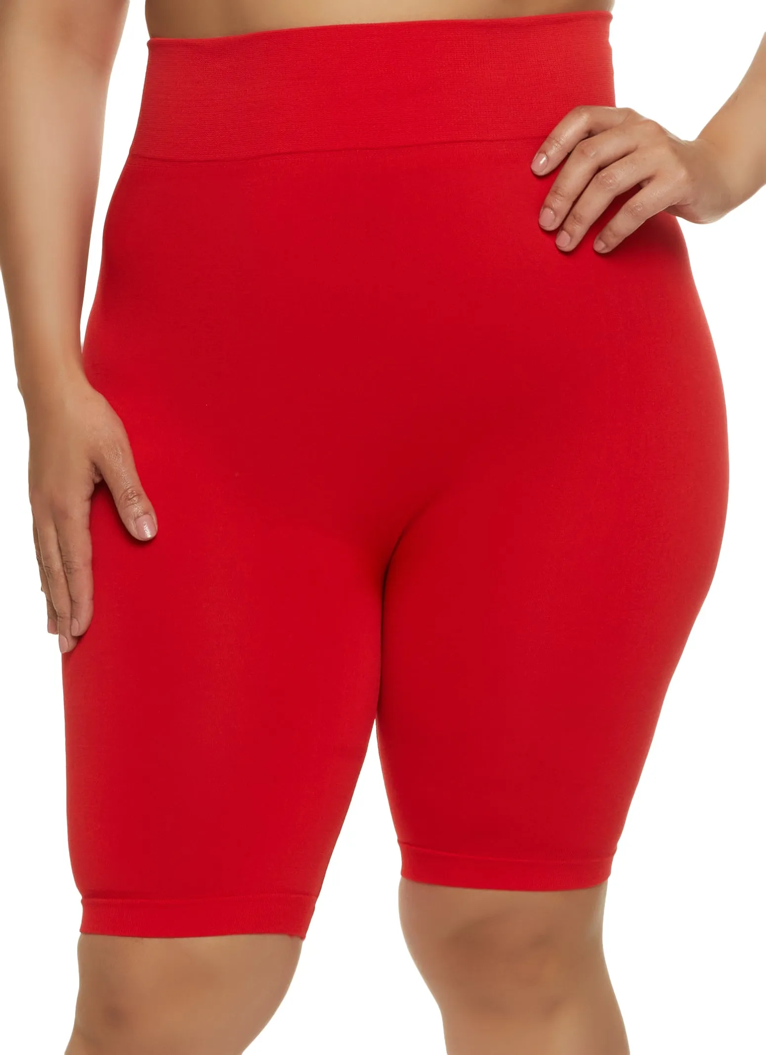 Plus Size Seamless Cycling Shorts sold by Rainbow