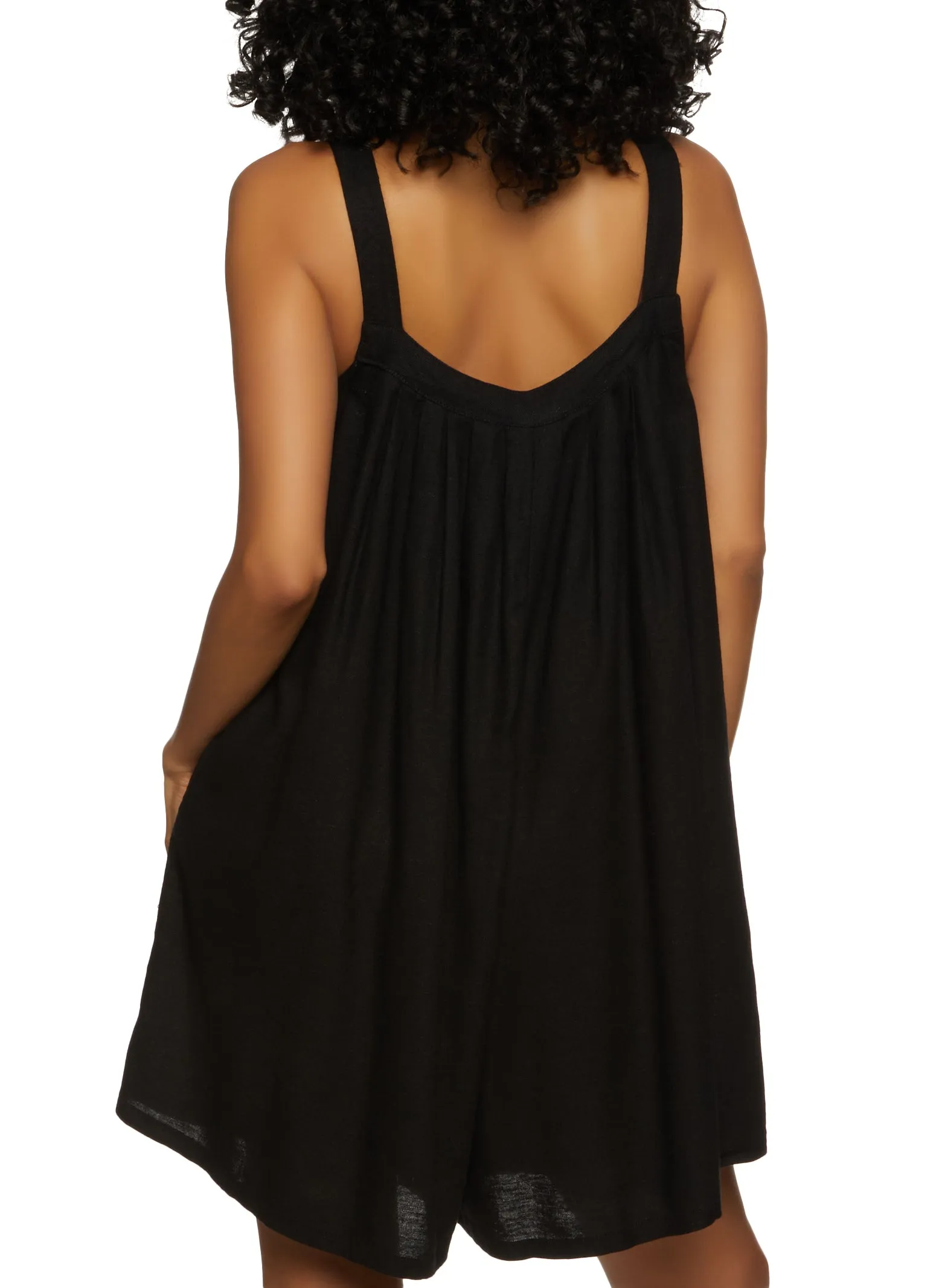 Linen Sleeveless Romper sold by Rainbow product image thumbnail 3