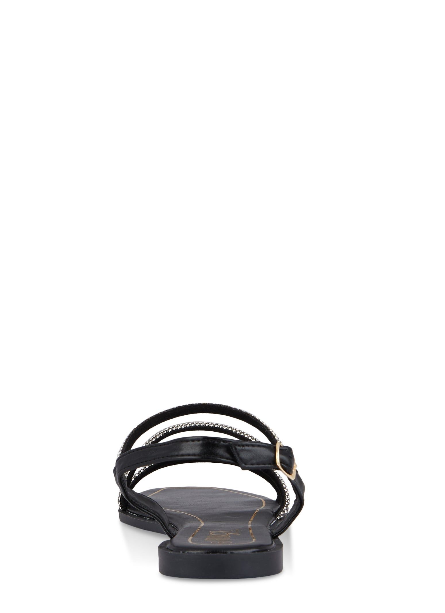 Strappy Rhinestone Ankle Strap Flat Sandals sold by Rainbow product image thumbnail 3