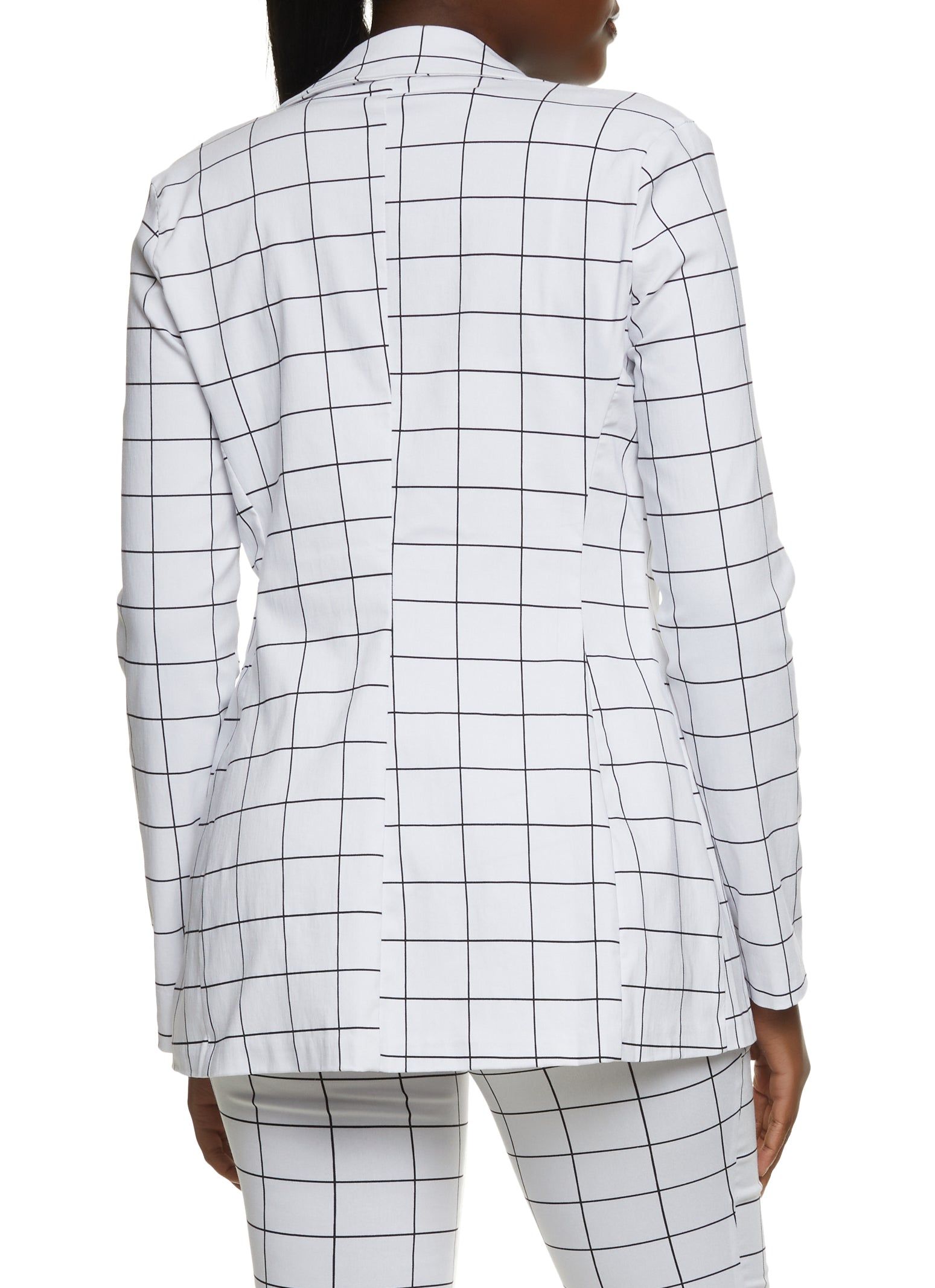 Windowpane Print Blazer sold by Rainbow product image thumbnail 3