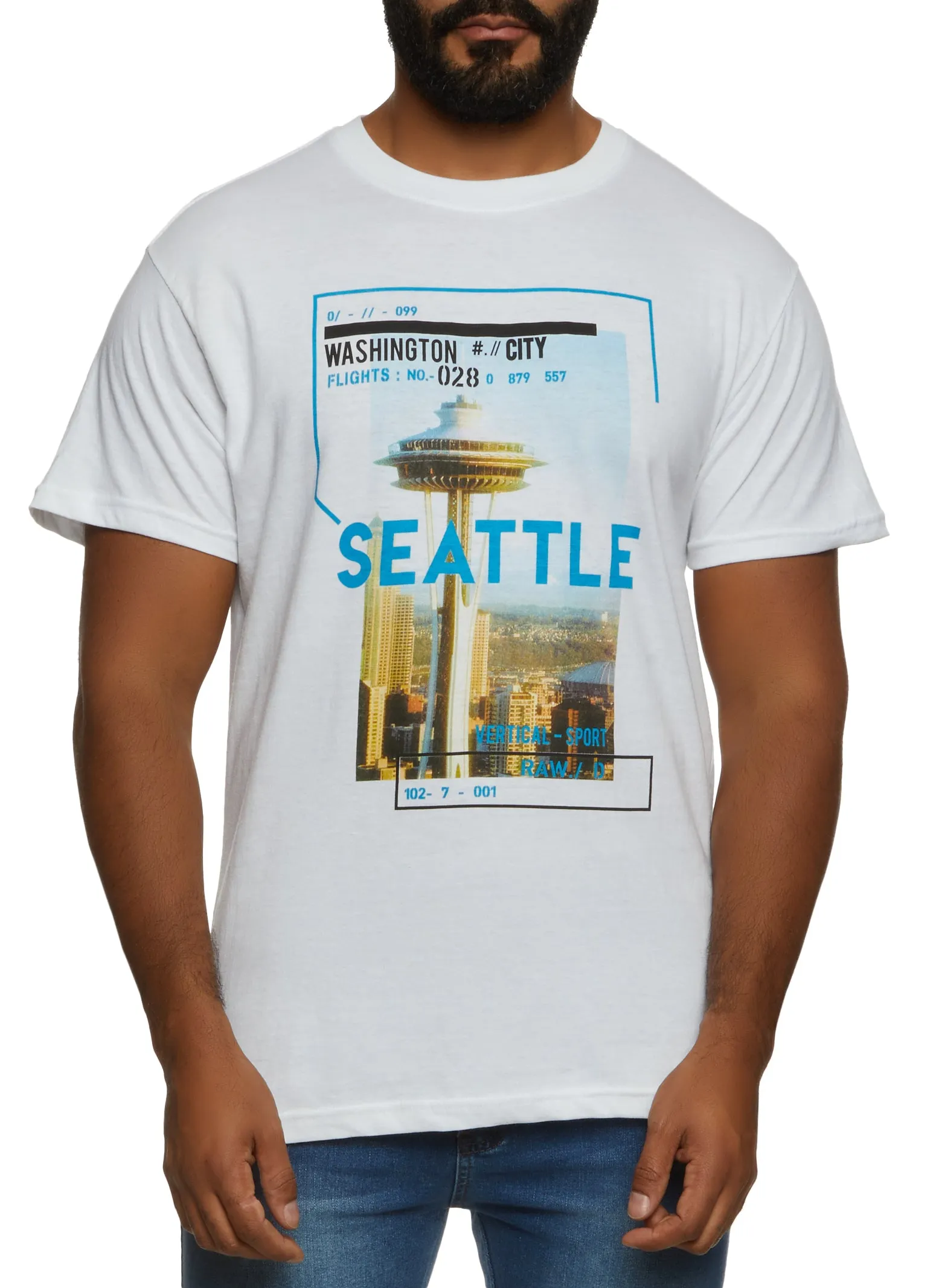 Mens Seattle Graphic T Shirt sold by Rainbow