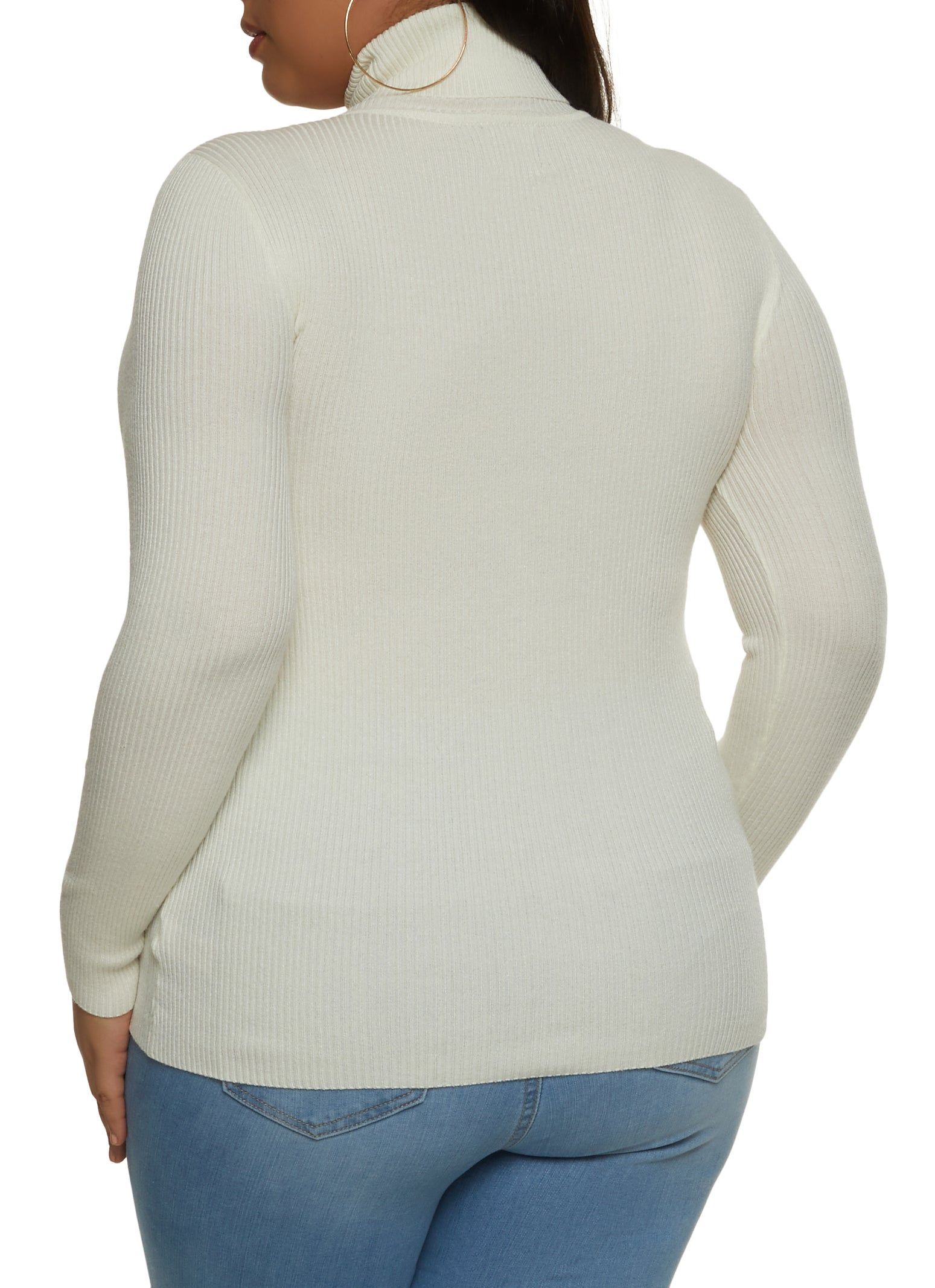 Plus Size Ribbed Turtleneck Sweater sold by Rainbow product image thumbnail 2