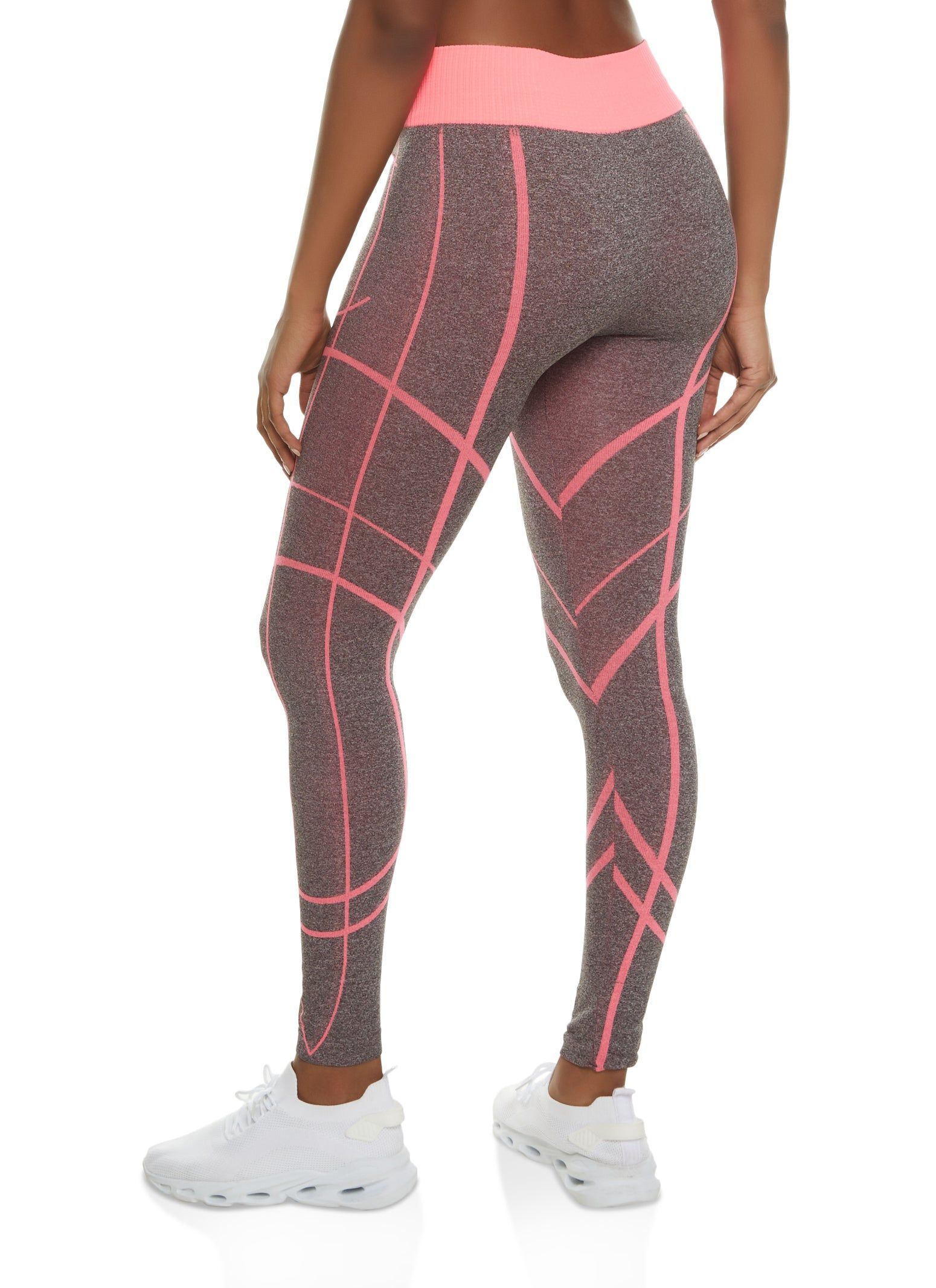 Seamless Printed High Waisted Leggings sold by Rainbow product image thumbnail 2