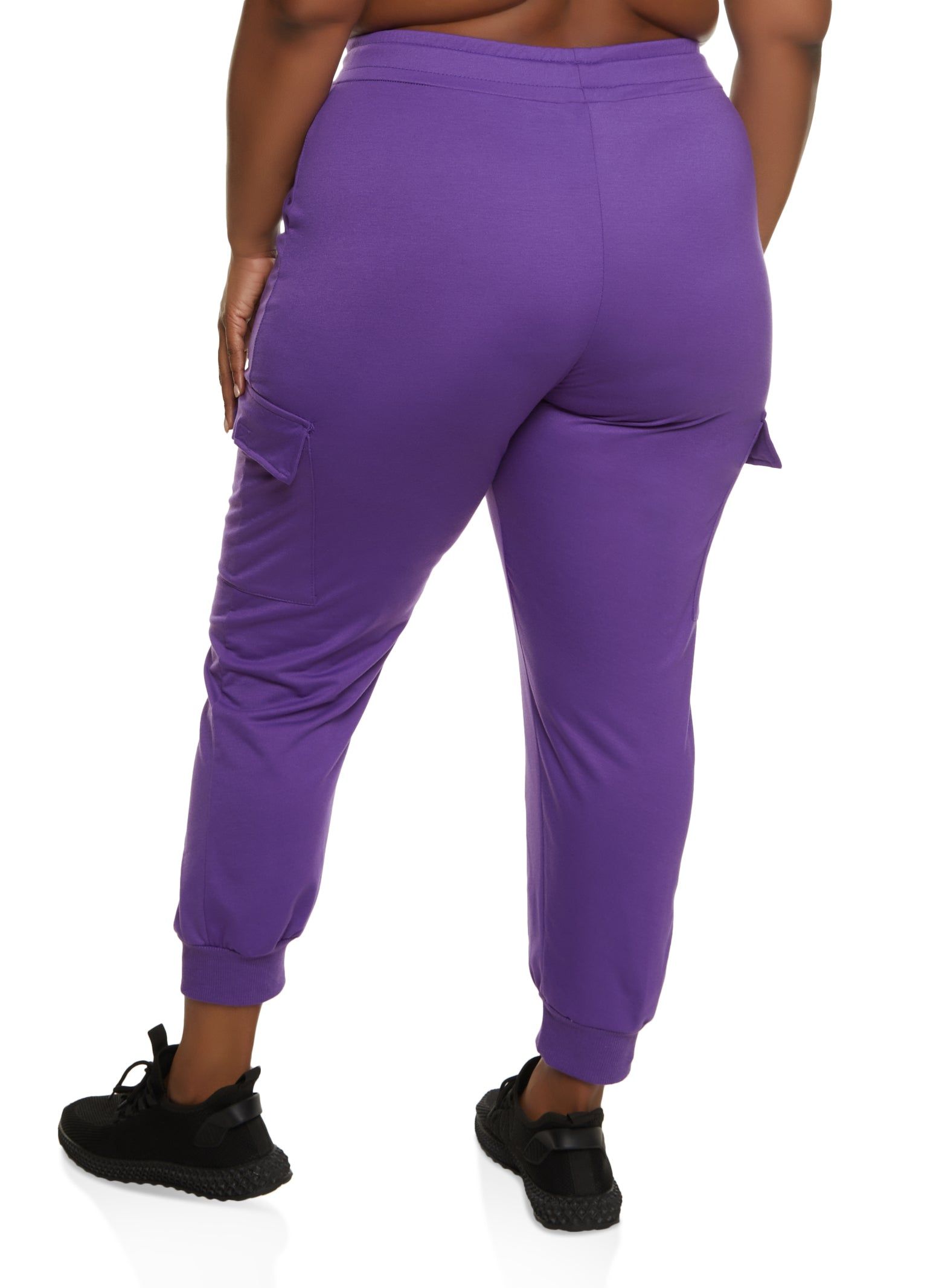 Plus Size French Terry High Waist Joggers sold by Rainbow product image thumbnail 2