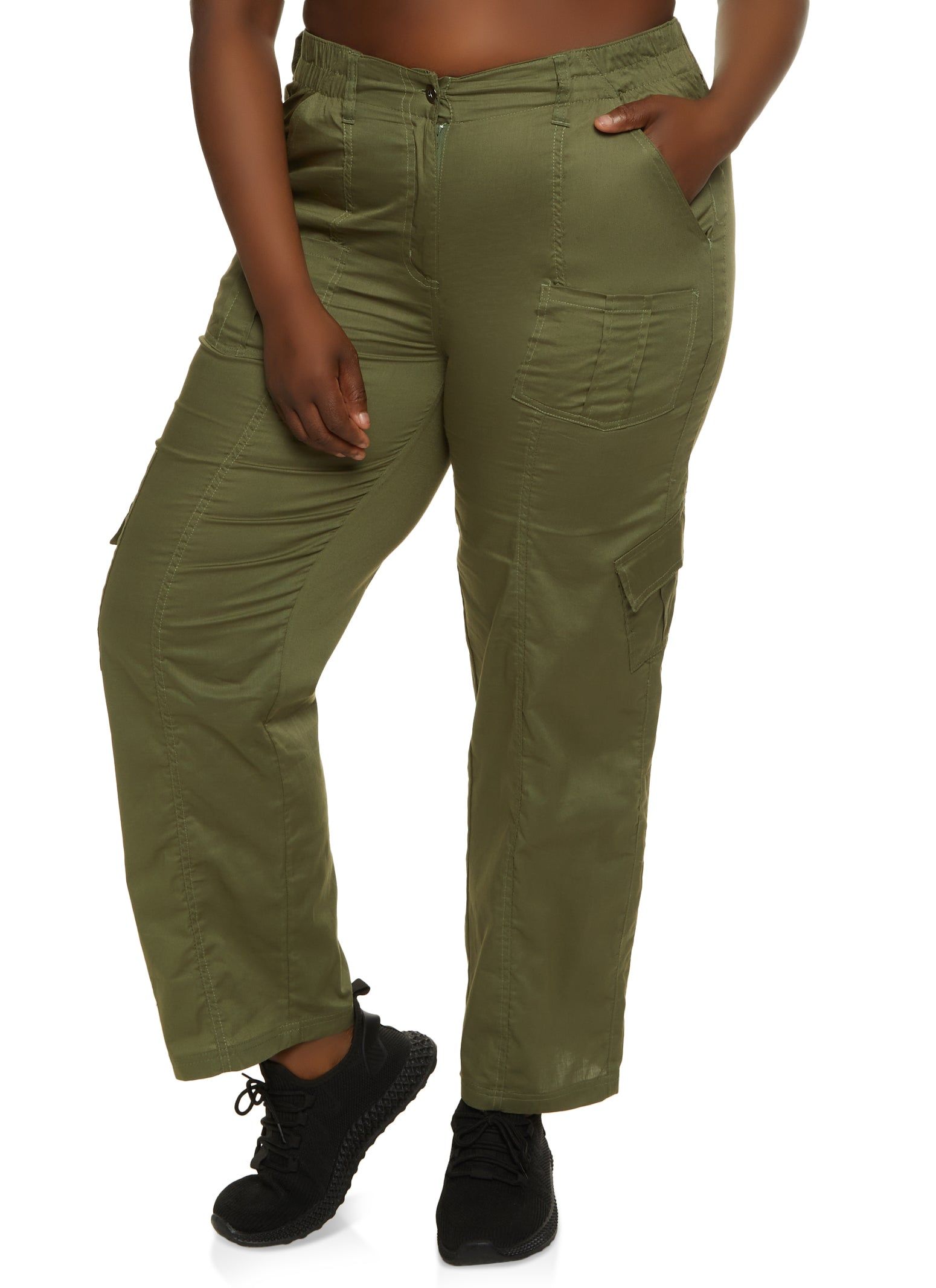 Plus Size Poplin Cargo Pants sold by Rainbow product image thumbnail 2