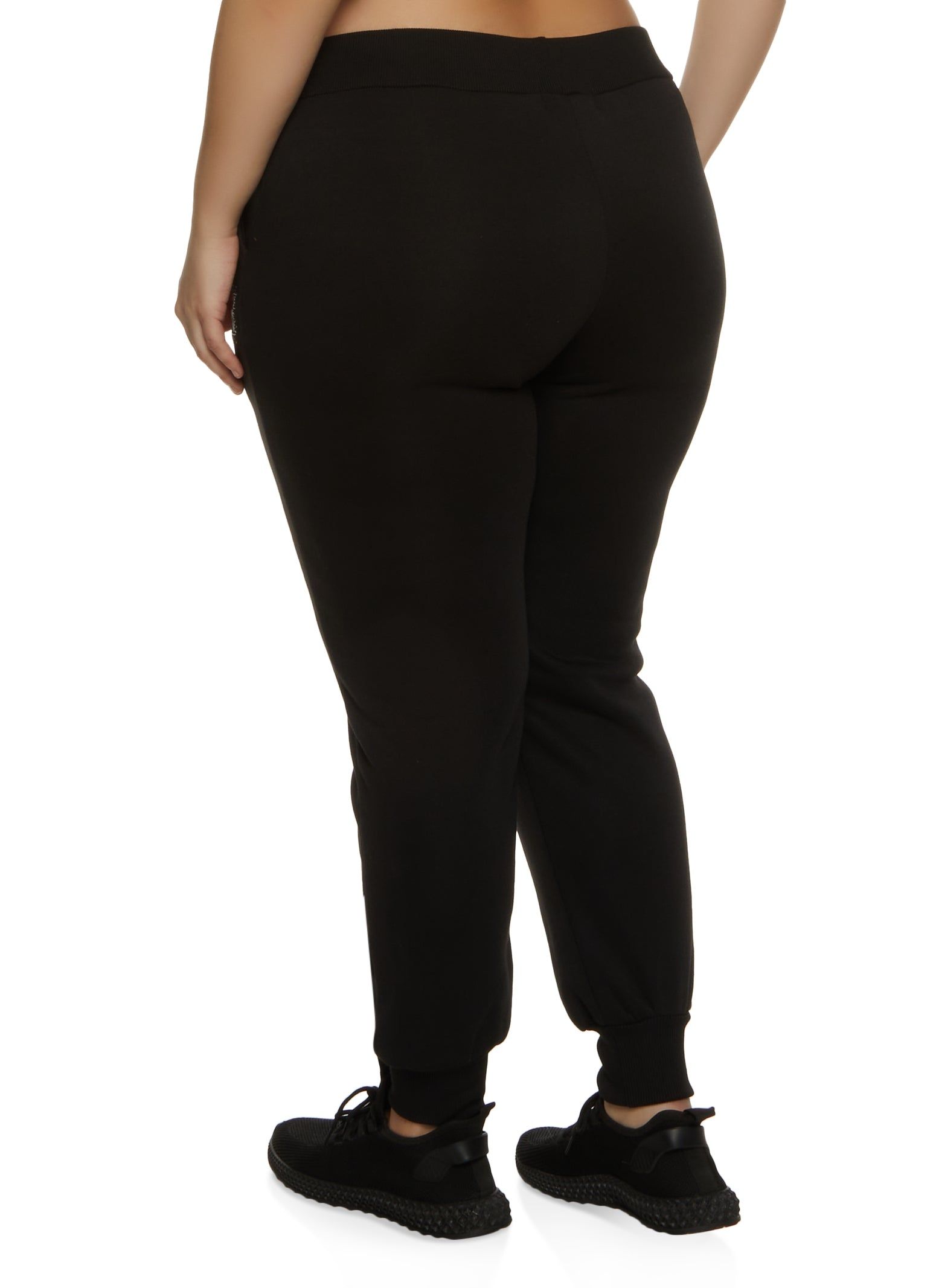 Plus Size Love Rhinestone Graphic Drawstring Joggers sold by Rainbow product image thumbnail 2