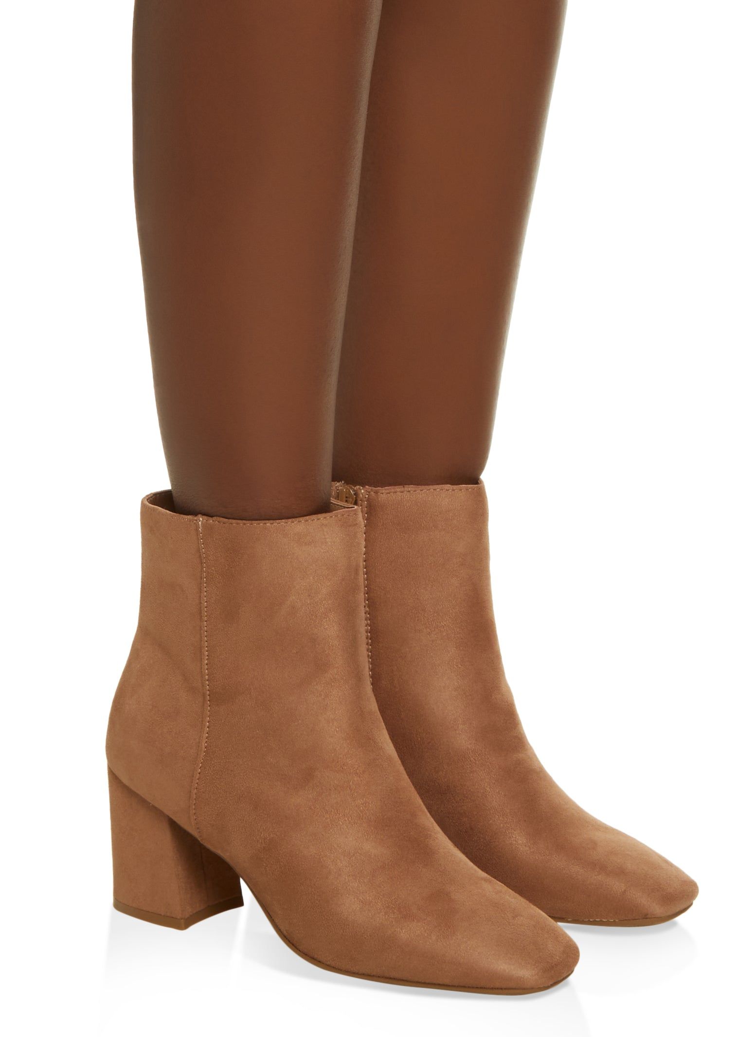 Square Toe Block Heel Booties sold by Rainbow product image thumbnail 2