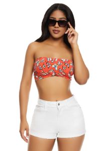 Almost Famous Printed Tube Top sold by Rainbow