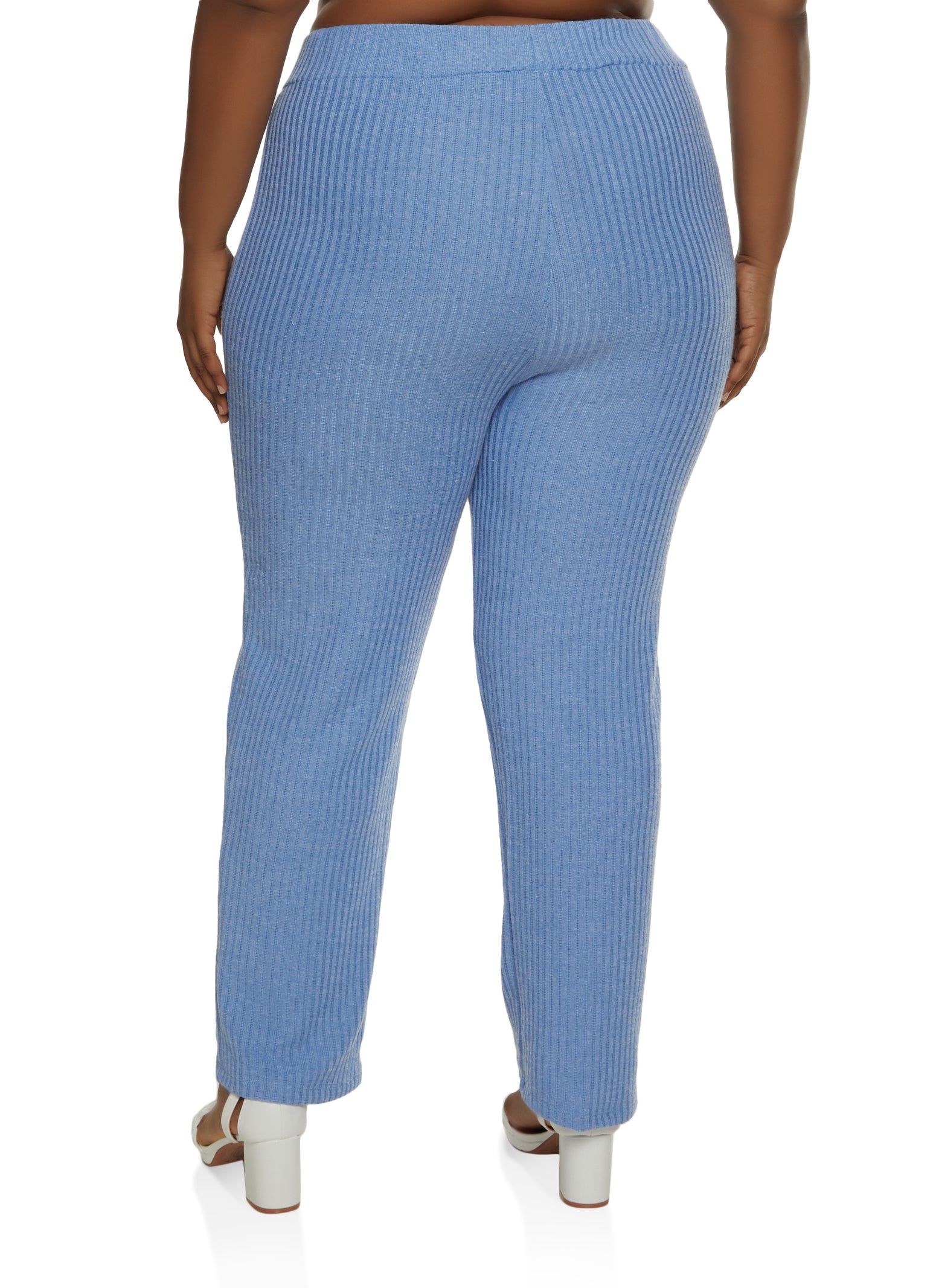 Plus Size Ribbed Drawstring Waist Pants sold by Rainbow product image thumbnail 2