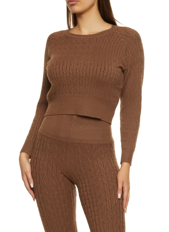 Cable Knit Leggings sold by Rainbow