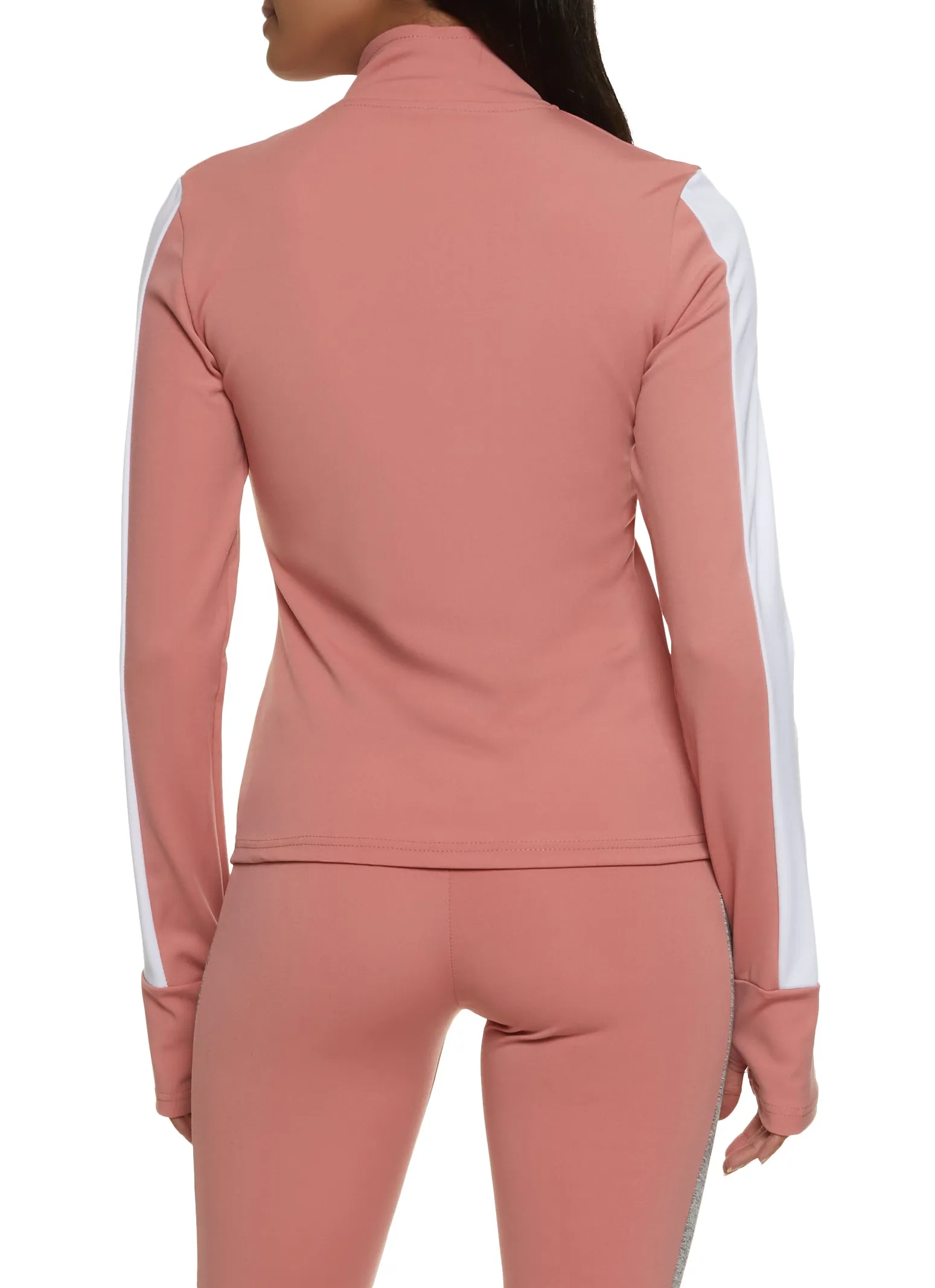 Chevron Zip Front Active Track Jacket sold by Rainbow product image thumbnail 3